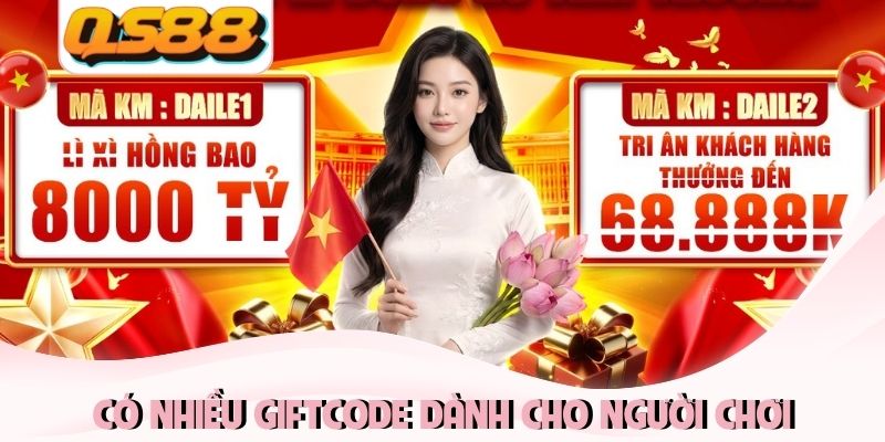Có nhiều Giftcode triển khai dành cho người chơi